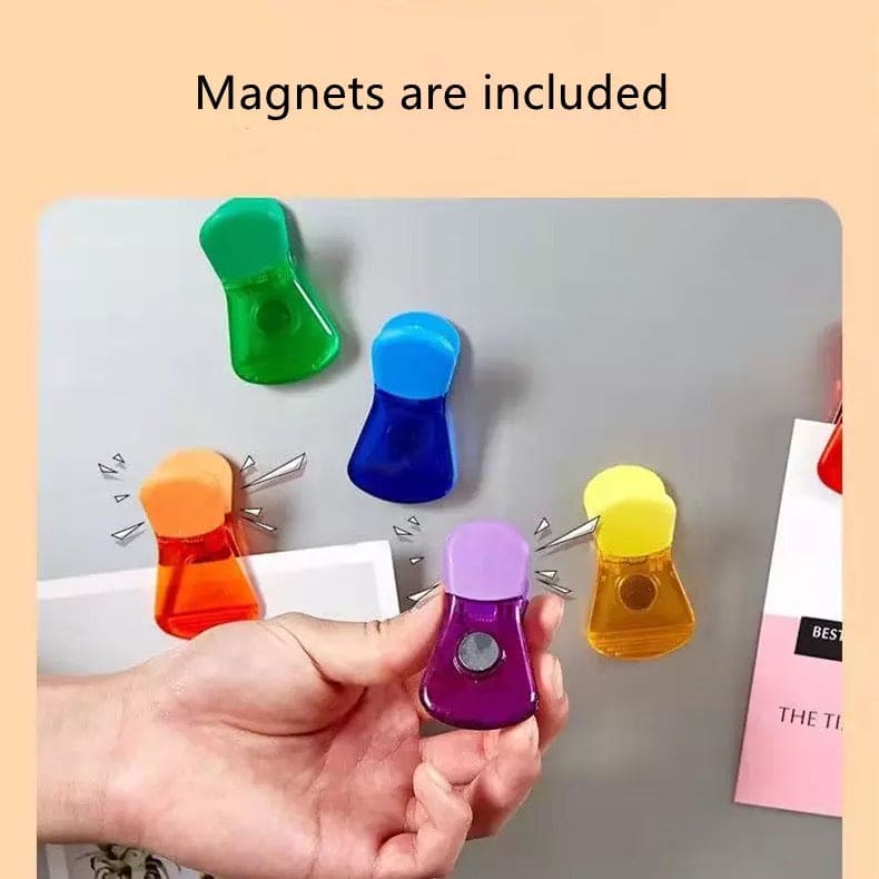 Fridge Sealing Clip, Colorful Plastic Sealer, Snack Fresh Clips, Refrigerator Magnetic Sticker, Colorful Magnetic Clips, Fridge Magnets Notepad Holder, Fridge Sealing Clip Fridge Sealing Clip, Colorful Plastic Sealer, Snack Fresh Clips, Refrigerator Magnetic Sticker, Colorful Magnetic Clips, Fridge Magnets Notepad Holder, Fridge Sealing Clip